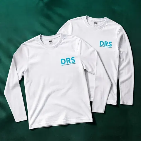 Uzun Kollu Bisiklet Yaka T-Shirt Baskı