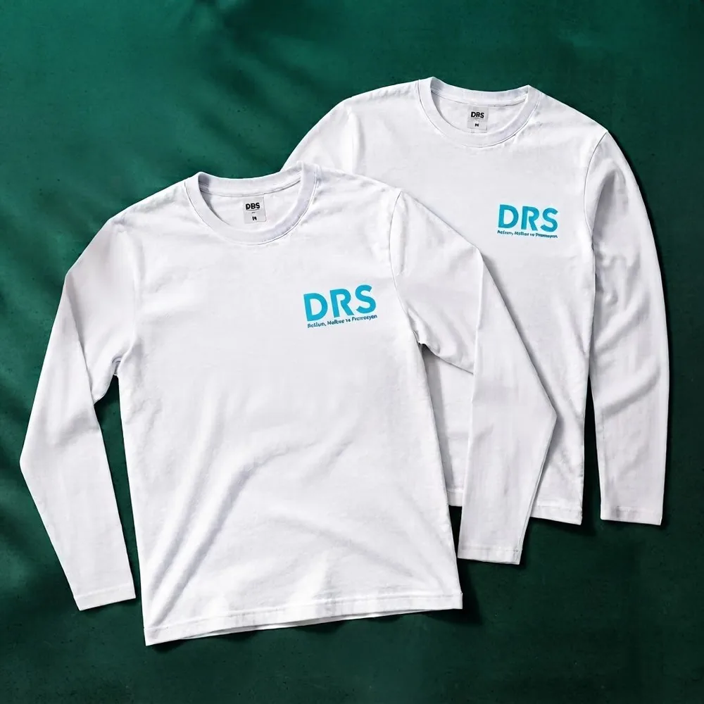 Uzun Kollu Bisiklet Yaka T-Shirt Baskı – Matbaacın