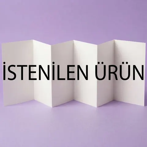 Akordiyon Broşür / Çoklu Kırımlı Kurumsal Tanıtım Broşürü